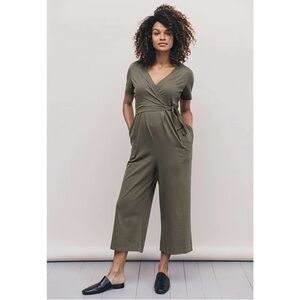 Boob Design Size Medium Amelia Jumpsuit in Tan olive green taupe | Size Medium